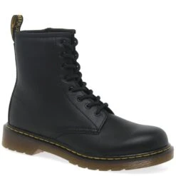 Dr. Martens Delaney Core Senior Kids Black Boots