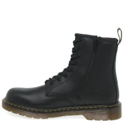 Dr. Martens Delaney Core Senior Kids Black Boots -Children's Shoe Store 1484911238 66443200