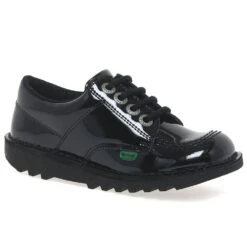 Kickers Lo Girls Junior School Shoes