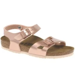 Birkenstock Rio Electric Metal Girls Sandals