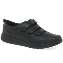 Clarks Scape Sky Boys School Shoes