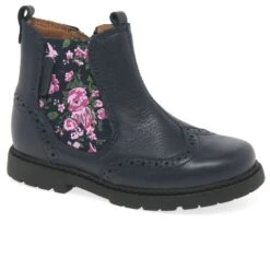 Chelsea Infant Girls Leather Ankle Boots