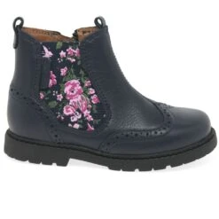 Chelsea Infant Girls Leather Ankle Boots -Children's Shoe Store 1562830704 66888200