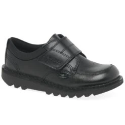 Kickers Kick Scuff Lo Boys Junior School Shoes