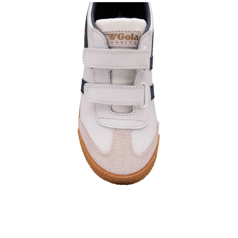Gola Harrier Leather Riptape Kids Trainers 5 Gola Harrier Leather Riptape Kids Trainers - Image 3