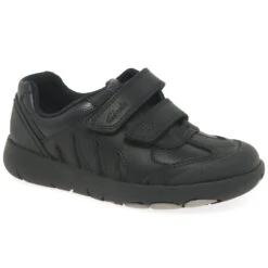 Clarks Rex Stride T Boys Infant School Shoes