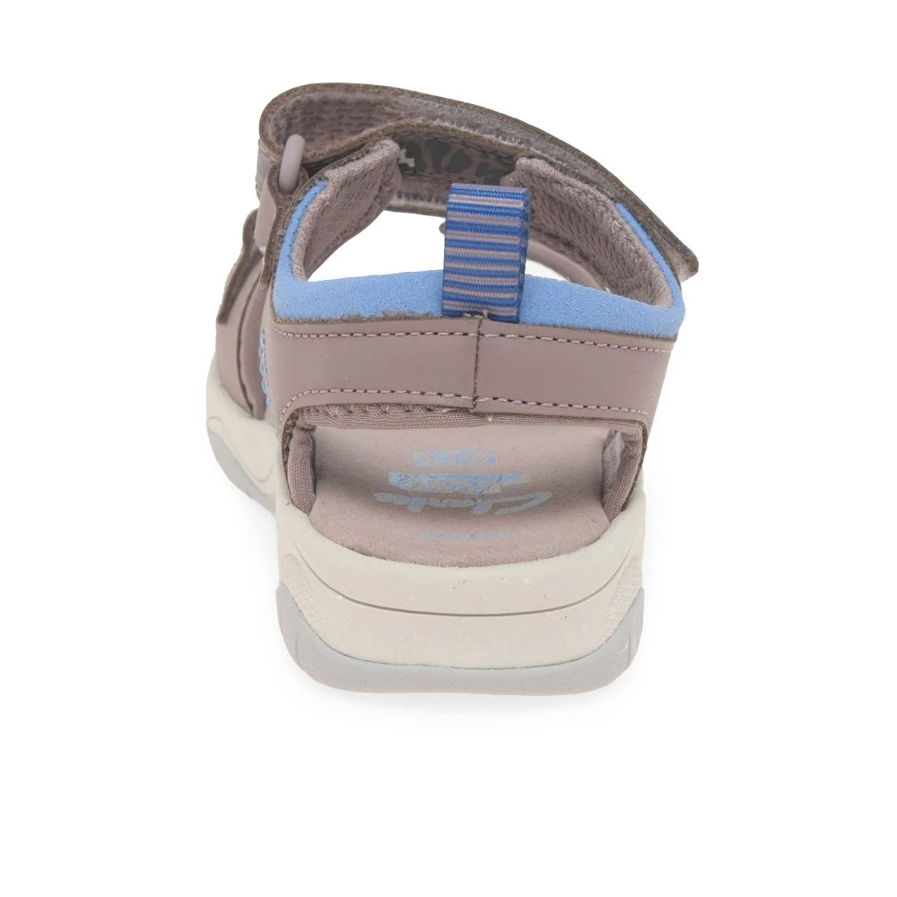 Clarks Clowder Print K Girls Sandals 5 Clarks Clowder Print K Girls Sandals - Image 3