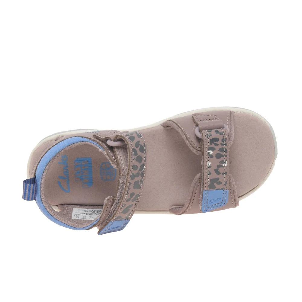 Clarks Clowder Print K Girls Sandals 8 Clarks Clowder Print K Girls Sandals - Image 6