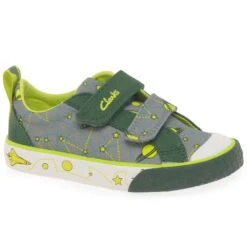 Clarks Foxing LO T Boys Infant Canvas Shoes