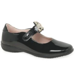 Bella Unicorn Dolly Girls School Shoes