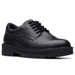 Clarks Prague Lace Y Girls Senior School Shoes