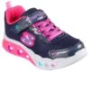 Skechers Flutter Hearts Lights Girls Trainers -Children's Shoe Store 1663172126 14614400