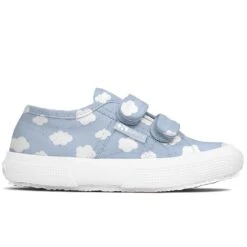 Superga Straps Cloud Print Girls Trainers