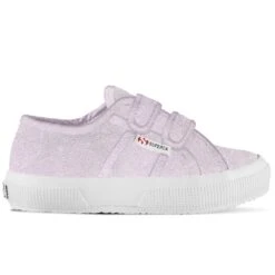 Superga Straps Glitter Canvas Girls Trainers