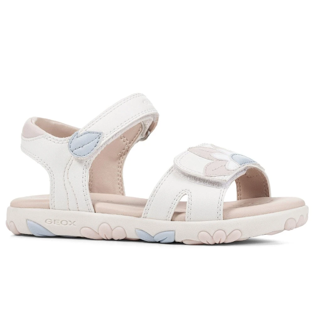 Geox Junior Haiti Flower Girls Sandals 4 Geox Junior Haiti Flower Girls Sandals - Image 2