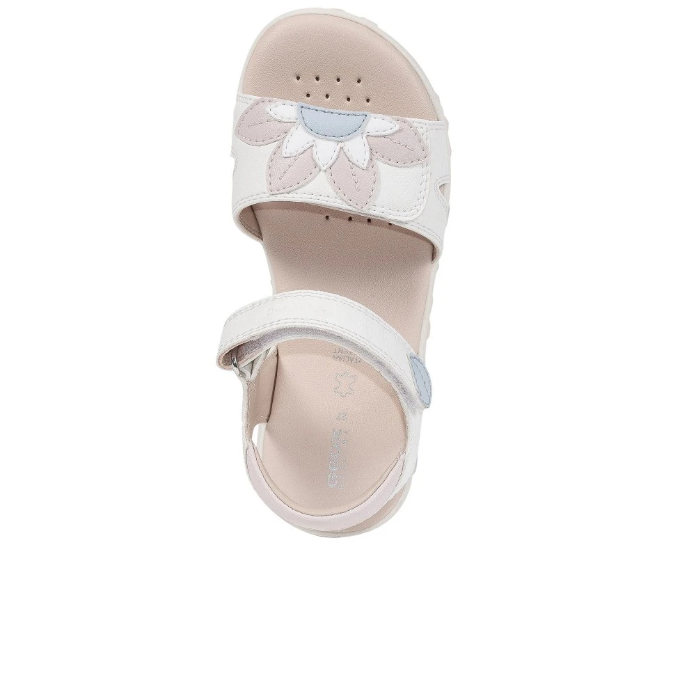 Geox Junior Haiti Flower Girls Sandals 7 Geox Junior Haiti Flower Girls Sandals - Image 5