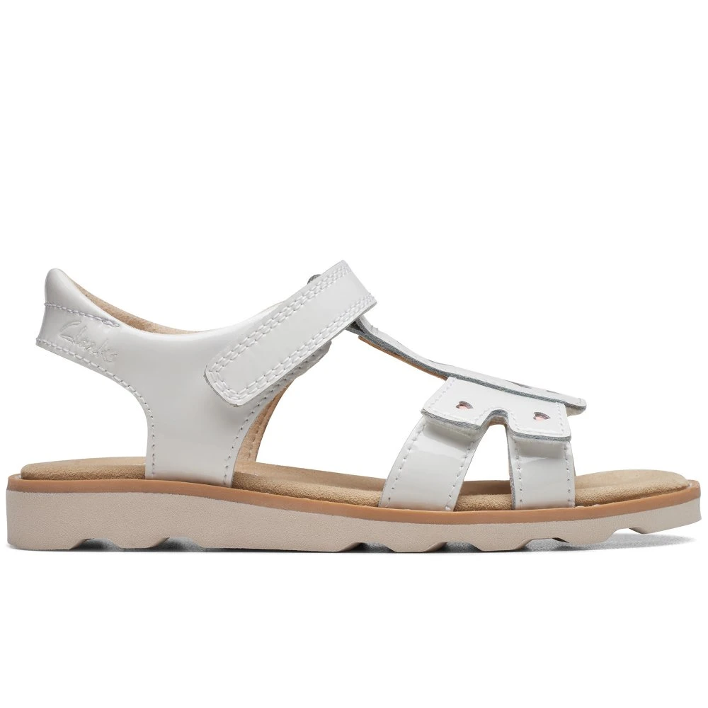 Clarks Crown Beat K Girls Infant Sandals 4 Clarks Crown Beat K Girls Infant Sandals - Image 2