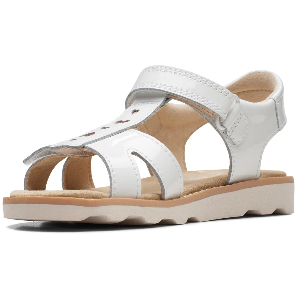 Clarks Crown Beat K Girls Infant Sandals 6 Clarks Crown Beat K Girls Infant Sandals - Image 4