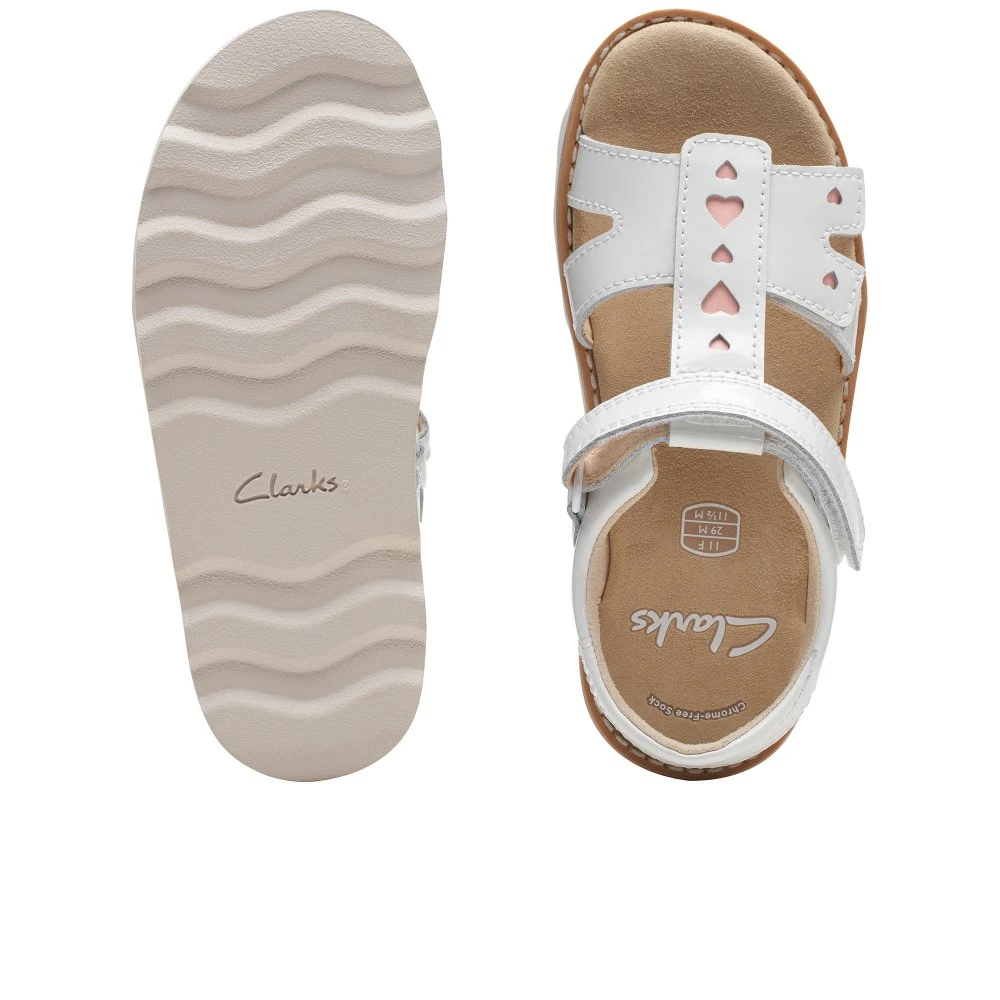 Clarks Crown Beat K Girls Infant Sandals 9 Clarks Crown Beat K Girls Infant Sandals - Image 7