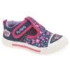 Pod Millie T-Bar Girls Infant Canvas Shoes