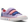Clarks Foxing Play K Girls Canvas Trainers -Children's Shoe Store 1679066568 56088500