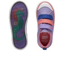 Clarks Foxing Play K Girls Canvas Trainers -Children's Shoe Store 1679066577 29203000