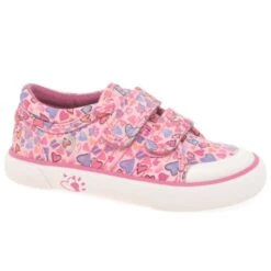 Loveheart Girls Infant Canvas Shoes