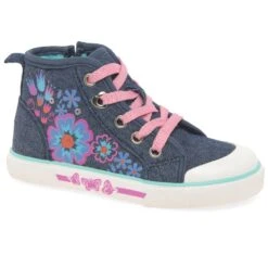 Secret Girls High Top Canvas Boots