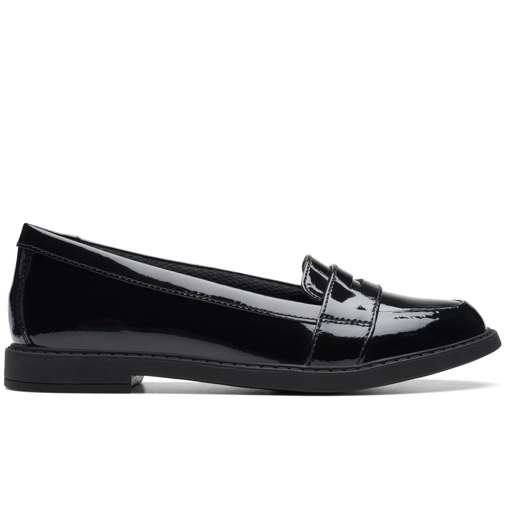 Clarks Scala Loafer K Girls School Shoes 4 Clarks Scala Loafer K Girls School Shoes - Image 2