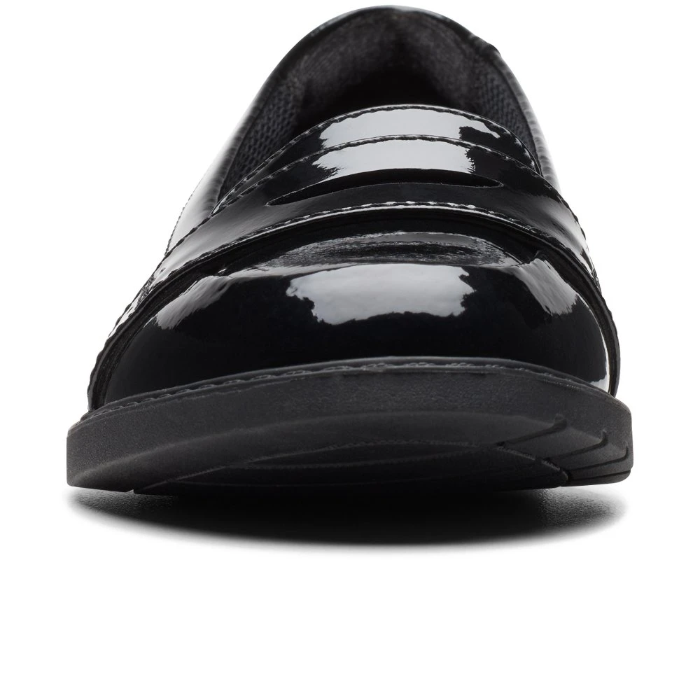 Clarks Scala Loafer K Girls School Shoes 5 Clarks Scala Loafer K Girls School Shoes - Image 3