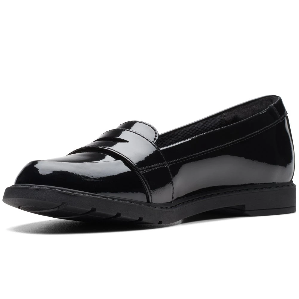 Clarks Scala Loafer K Girls School Shoes 6 Clarks Scala Loafer K Girls School Shoes - Image 4