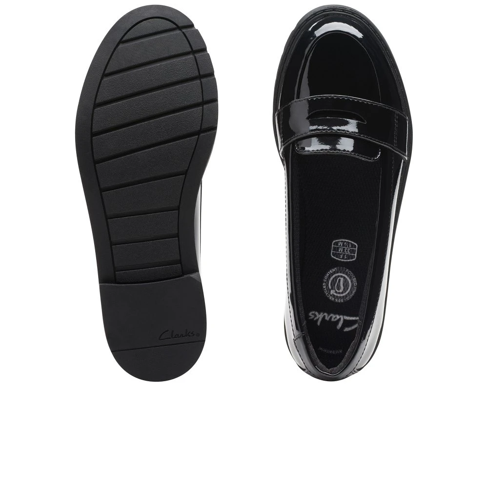 Clarks Scala Loafer K Girls School Shoes 9 Clarks Scala Loafer K Girls School Shoes - Image 7