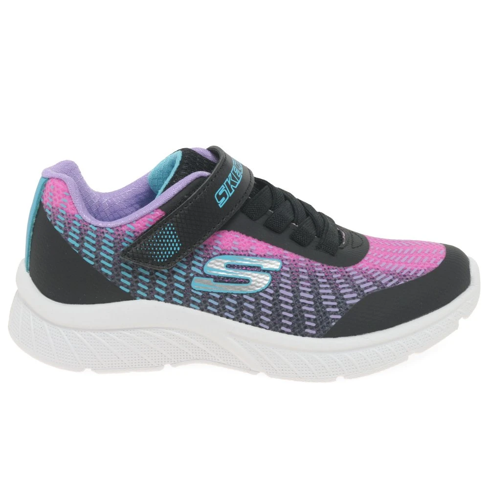 Skechers Microspec Disco Dreaming Girls Trainers 4 Skechers Microspec Disco Dreaming Girls Trainers - Image 2