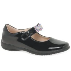 Erin 2 Dolly Wide Girls School Shoes
