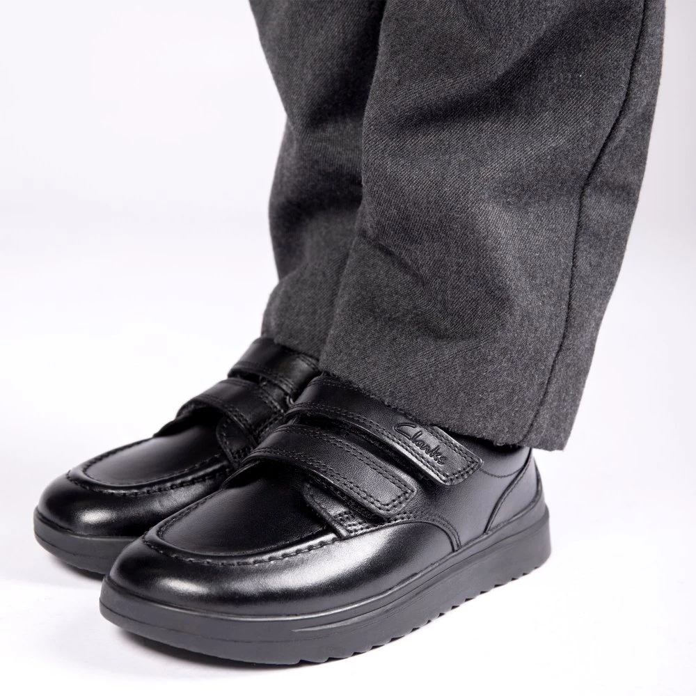 Clarks Goal Style K Boys School Shoes 10 Clarks Goal Style K Boys School Shoes - Image 8
