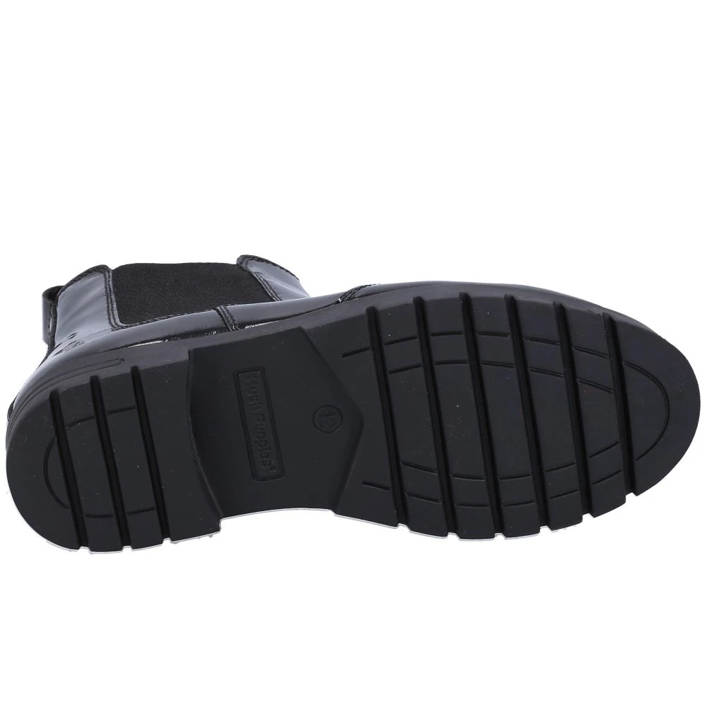 Hush Puppies Laura Patent Chelsea Girls School Boots 5 Hush Puppies Laura Patent Chelsea Girls School Boots - Image 3