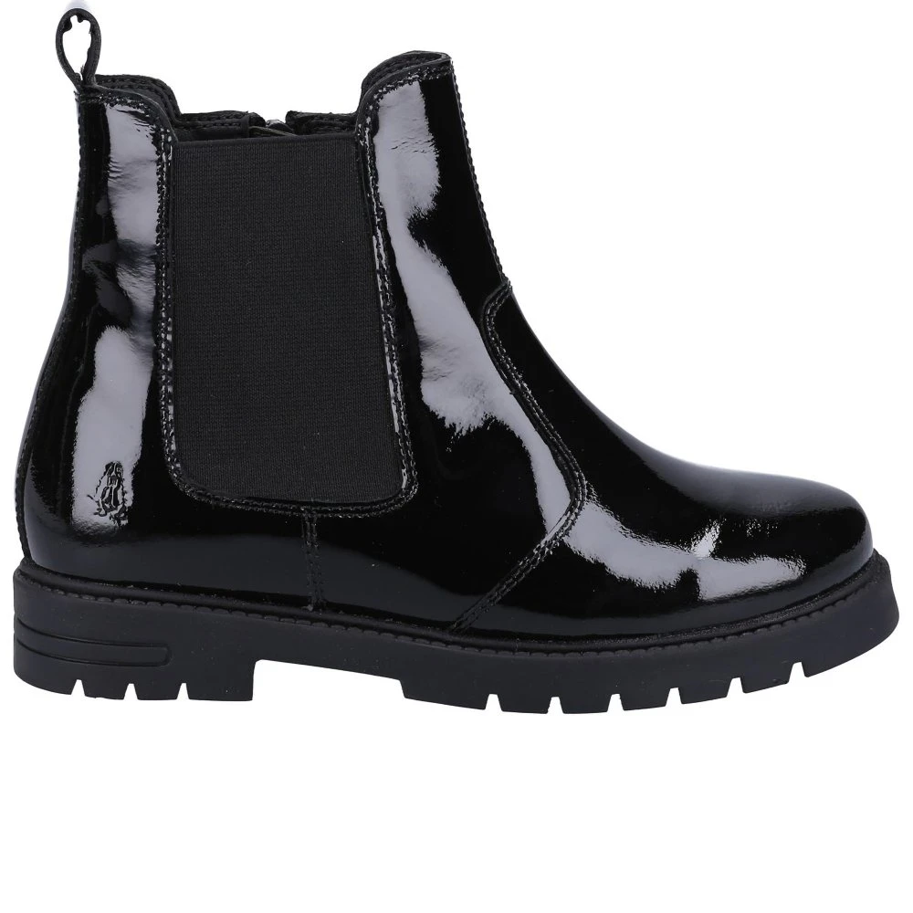 Hush Puppies Laura Patent Chelsea Girls School Boots 6 Hush Puppies Laura Patent Chelsea Girls School Boots - Image 4