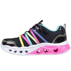 Skechers Flutter Heart Lights Rainbow Bestie Girls Trainers -Children's Shoe Store 1694074122 86013800