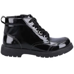Hush Puppies Jolie Patent Junior Girls Chelsea Boots -Children's Shoe Store 1695637711 81819900