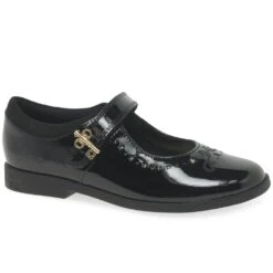 Clarks Lock Magic K Girls School Shoes