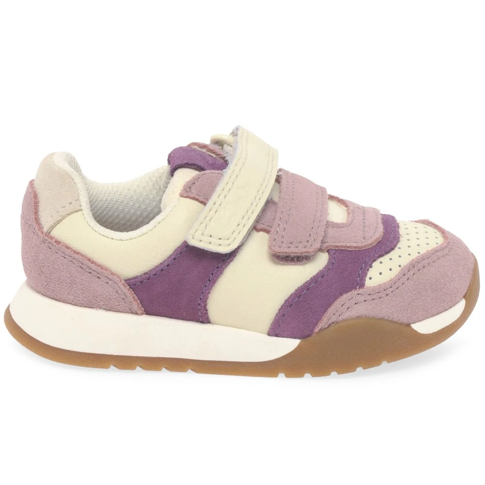 Clarks Race Hero T Girls First Trainers 4 Clarks Race Hero T Girls First Trainers - Image 2