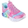 Skechers Slip Ins: Infinite Heart Lights Girls Trainers -Children's Shoe Store 1707915154 91032400
