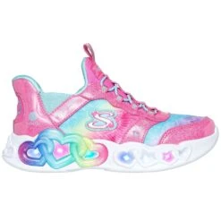 Skechers Slip Ins: Infinite Heart Lights Girls Trainers -Children's Shoe Store 1707915162 45189600