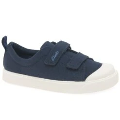 Clarks City Bright T Kids Infant Canvas Shoes