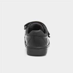 Hush Puppies Santos Boys Black Leather Shoe -Children's Shoe Store 203014 2 L04.20221212000132