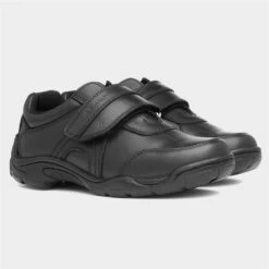 Hush Puppies Arlo Kids Black Shoe Sizes 10-2 -Children's Shoe Store 203041 2 L06.20230801000150