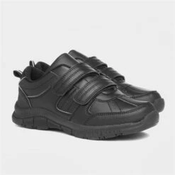 Trux Boys Easy Fasten School Shoe In Black -Children's Shoe Store 203048 2 L06.20220929000643