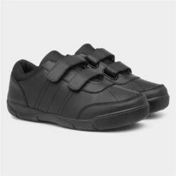 Trux Boys Black Easy Fasten Shoe In Black -Children's Shoe Store 20375 2 L06.20220929000650