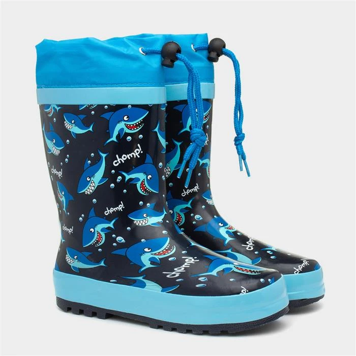 Zone Kids Shark Print Welly 7 Zone Kids Shark Print Welly - Image 5