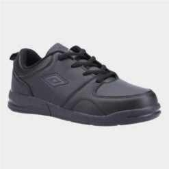 Umbro Ashfield Jnr Kids Lace Up Black Shoe